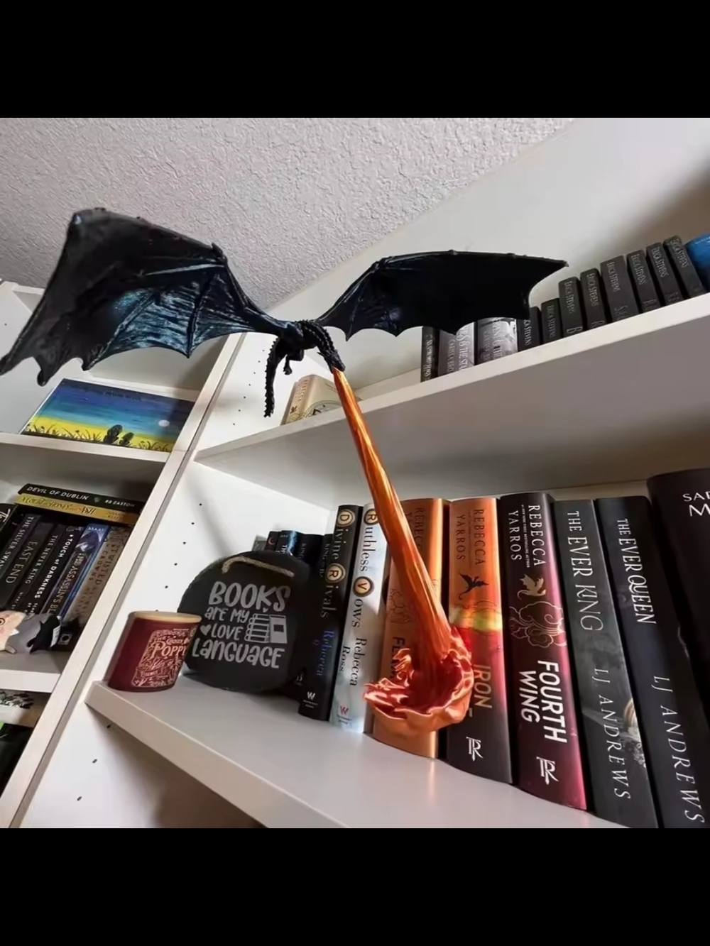 Flying Dragon Bookshelf Decoration Lamp